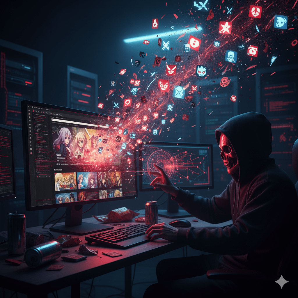 250 Ribu Serangan Siber Menyamar Jadi Anime untuk Menyusup ke Sistem